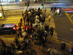 lost in the crowd