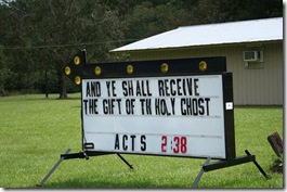 holy ghost sign