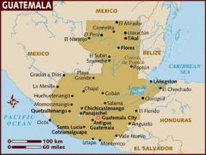 Map Guatemala